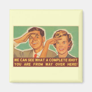 We See You're An Idiot Magnet