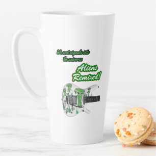 "We sent signals into the universe. Aliens Remixed Latte Mug