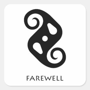 We Shall Meet Again - Yebehyia Bio Adinkra Sticker