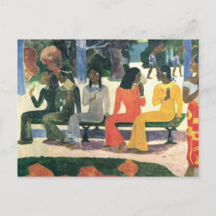We Shall Not Go to the Market Today - Paul Gauguin Postcard