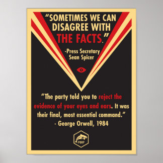 We Should Not Disagree With The Facts Poster