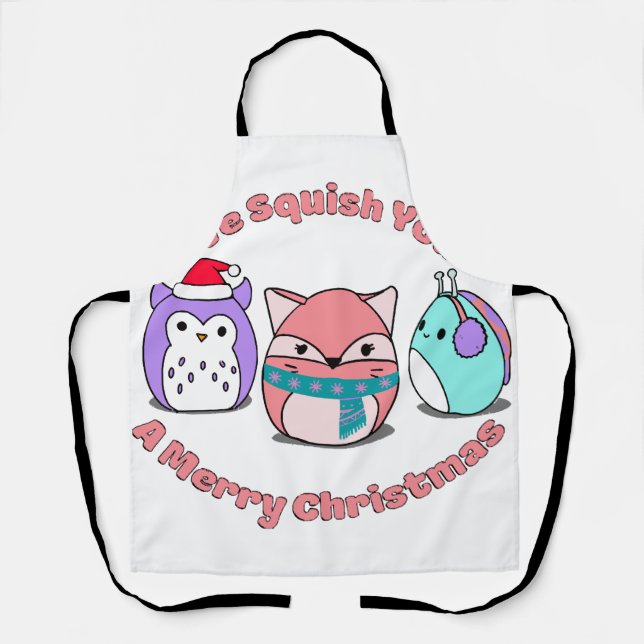 We Squish You A Merry Christmas  Apron (Front)