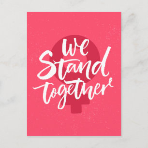 We Stand Together Postcard