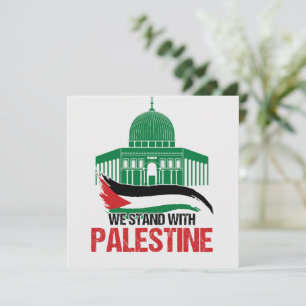 We Stand with Palestine