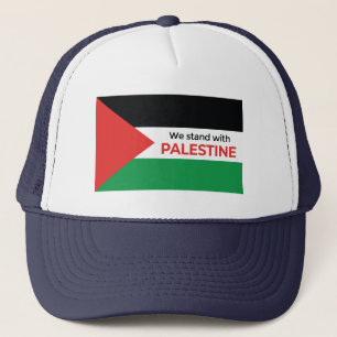 We stand with Palestine Trucker Hat
