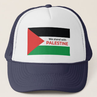 We stand with Palestine Trucker Hat