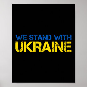 We Stand With Ukraine 2 Poster