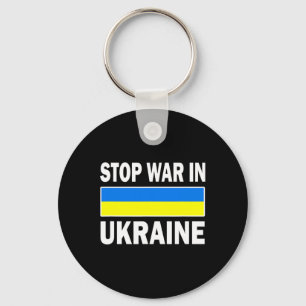 We Stand With Ukraine Free Ukraine Stop War In Ukr Key Ring
