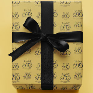 We Still Do 50th Wedding Anniversary Typography Wrapping Paper