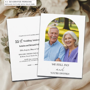 We Still Do 55th Wedding Anniversary Photo Invitation
