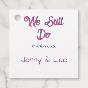 We still do brown pink name date year boho retro s favour tags