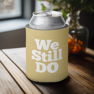 We Still Do - Custom Anniversary Favour Golden Can Cooler