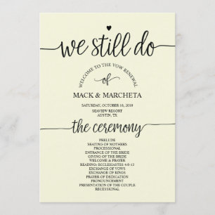 We still do program card