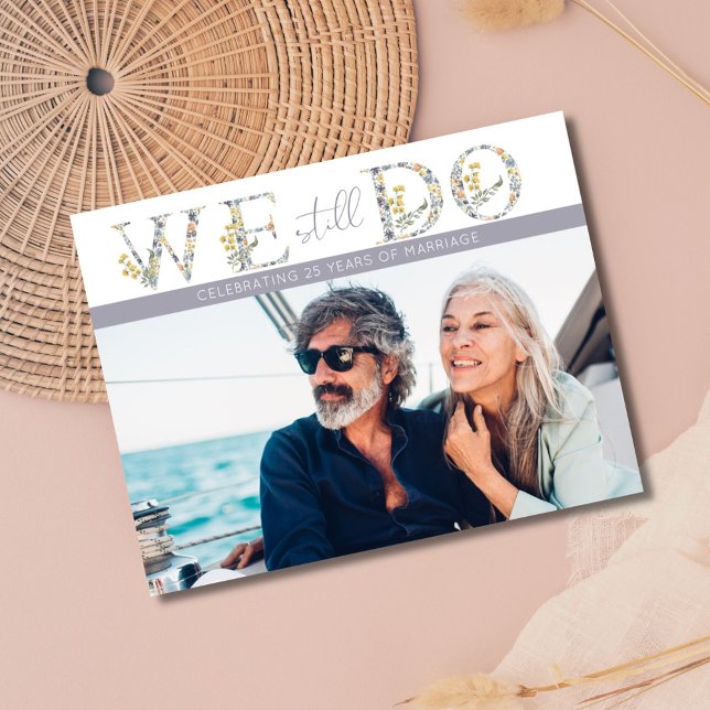 We Still Do Vow Renewal Photo Save the Date Announcement (We Still Do Vow Renewal Photo Save the Date)