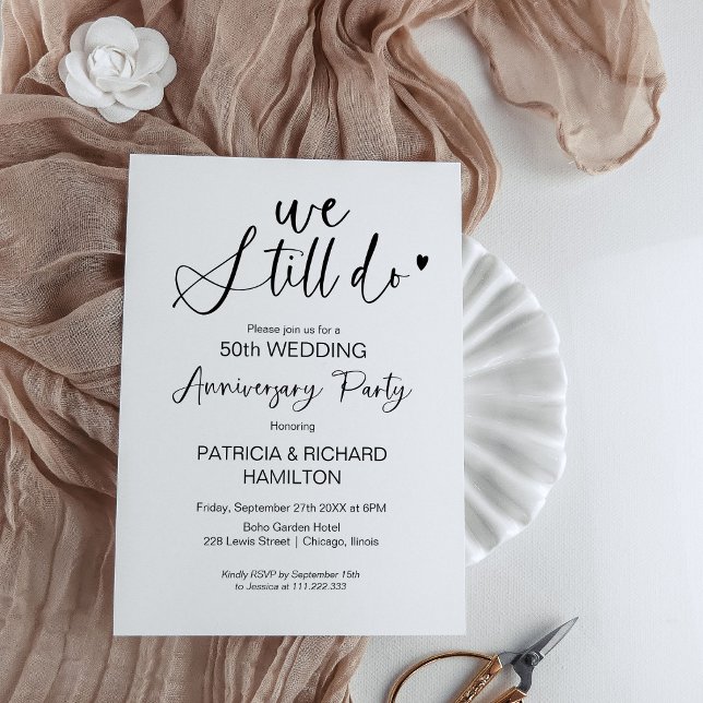 We still do wedding anniversary invitations (Creator Uploaded)