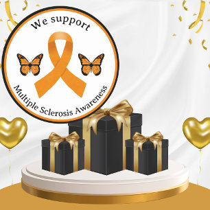 We support Multiple Sclerosis Awareness Sticker