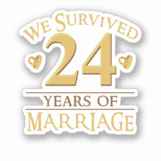 We Survived 24 Years Of Marriage Couple 24th Anniv