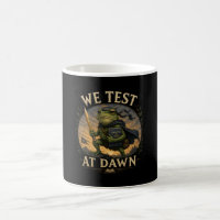 We Test At Dawn Funny School Frog Teacher Student
