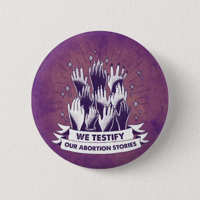 We Testify Button (Front)