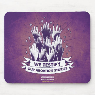 We Testify Mousepad