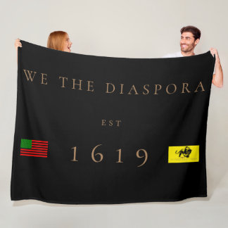 We the Diaspora Fleece Blanket