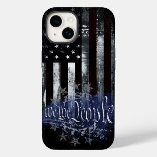 WE THE PEOPLE 13 Stars Industrial American Flag Case-Mate iPhone 14 Case