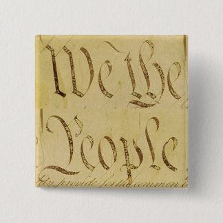 We the People 15 Cm Square Badge