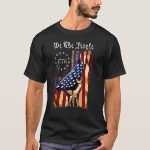 We The People 1776 American Flag 4th Of July Men T-Shirt