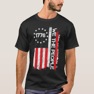 We The People 1776 American Flag T-Shirt