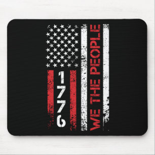 We The People 1776 Independence Day Us Patriots Us Mouse Mat