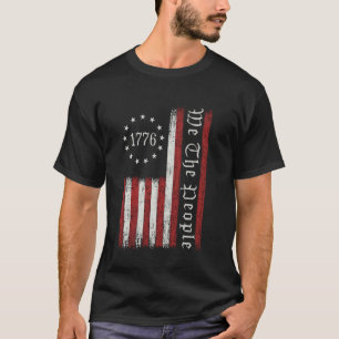 We The People 1776 Patriotic USA American Flag 4th T-Shirt