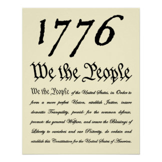 We the People - 1776 Poster