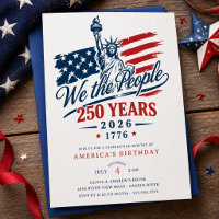 We The People 250th Invitation