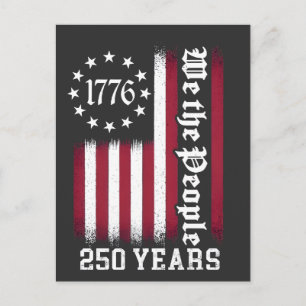 We The People 250th Years Anniversary USA   Postcard