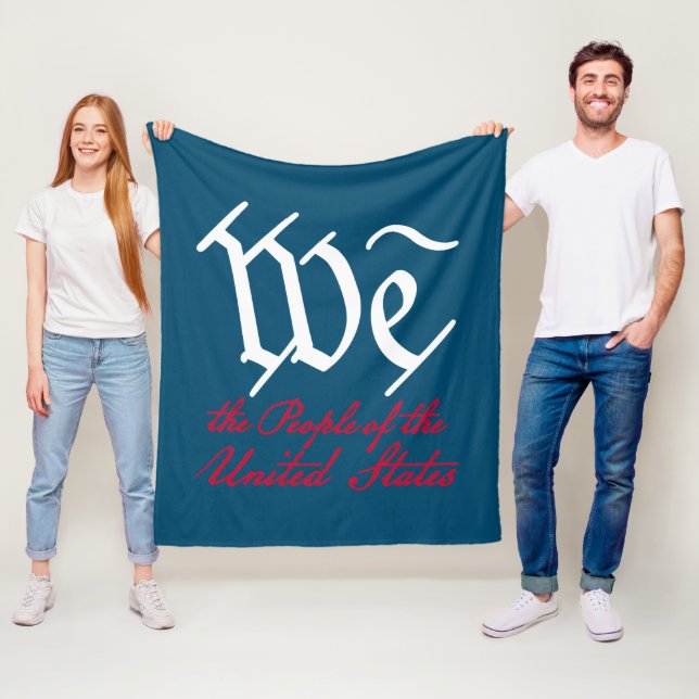 We the People 2 Fleece Blanket (In Situ)