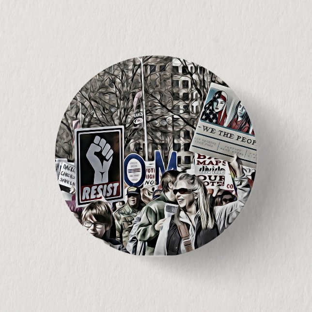 We the People 3 Cm Round Badge (Front)