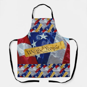 We The People American Flag Apron