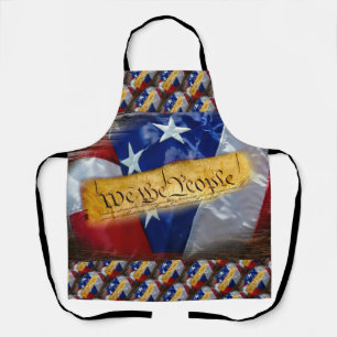 We The People American Flag Apron