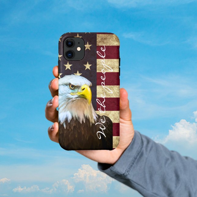 We The People American Flag Bald Eagle  Case-Mate iPhone Case (We The People American Flag Bald Eagle iPhone Case)
