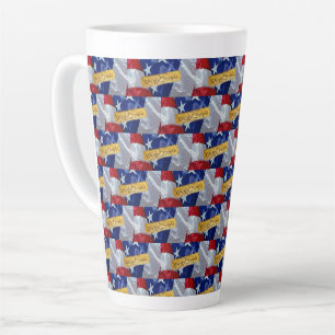 We The People American Flag Latte Mug
