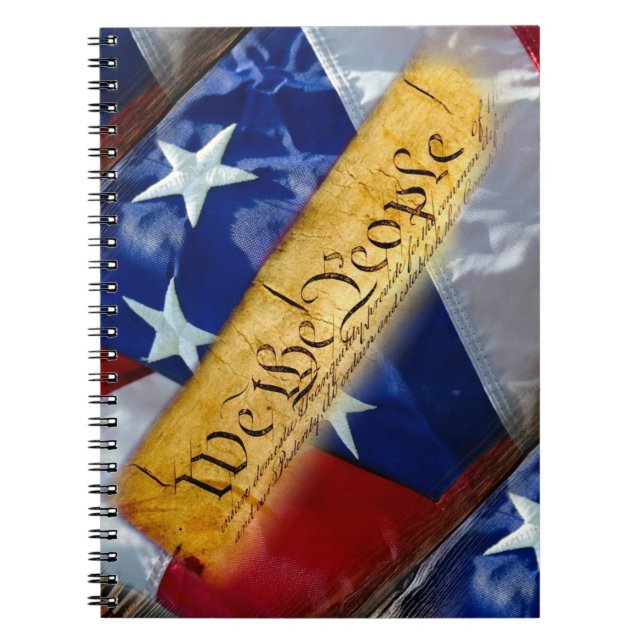 We The People American Flag Notebook (Front)