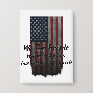 We The People American Flag USA Freedom of Speech
