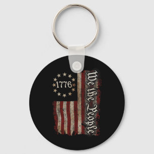 We The People American History 1776 Independence D Key Ring