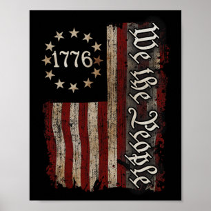 We The People American History 1776 Independence D Poster