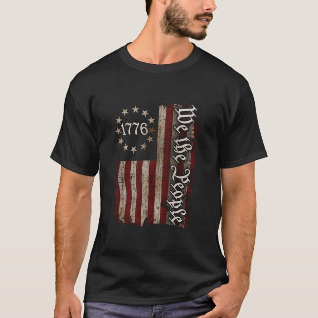 We The People American History 1776 Independence D T-Shirt (Front)