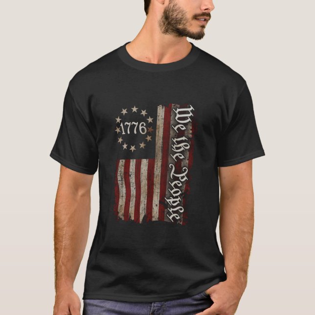 We The People American History 1776 Independence D T-Shirt (Front)