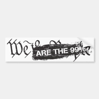 We The People Are The 99 Percent Bumper Sticker