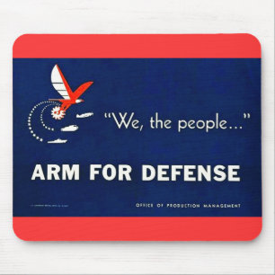 We the People Arm for Defence Mouse Mat
