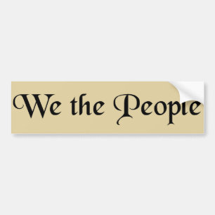 We the People Bumper Sticker