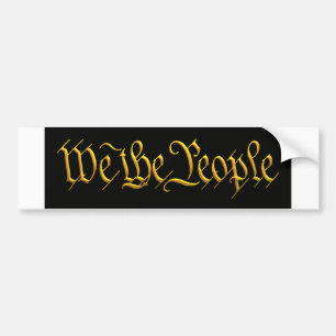 We The People Bumper Sticker